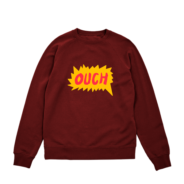 Burgundy OUCH Sweater